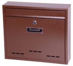 Schránka FLATBLOCK 310x360x090 mm, poštová, hnedá vsetkopreokna.sk
