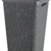 Kôš Curver® JUTE, 58L, sivý, 34x43x60 cm, na bielizeň, prádlo vsetkopreokna.sk