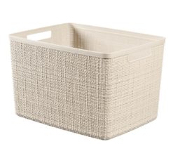 Kôš Curver® JUTE L, 20L, béžový, 28x36x23 cm vsetkopreokna.sk